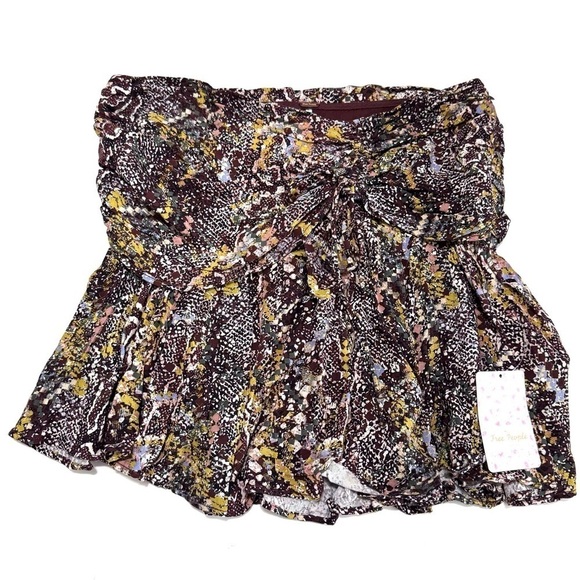 Free People Saturday Sun Mini Skirt Size 6 NEW - Picture 6 of 10